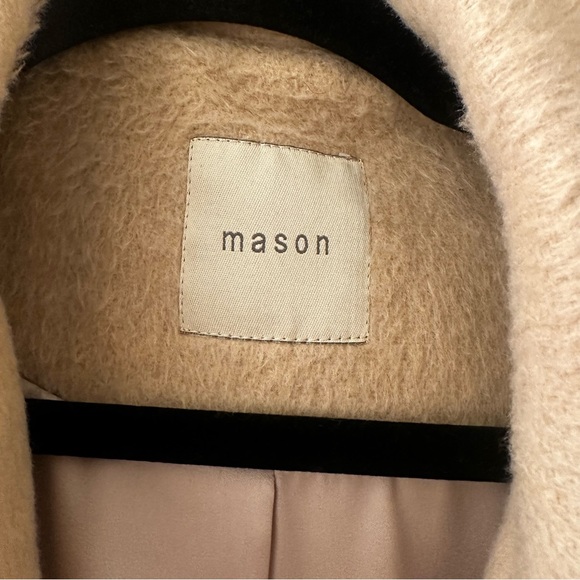 MICHELLE MASON Goat Fur Coat in Sand size XS - Picture 4 of 8